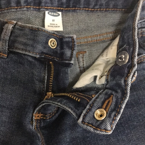 🩳 2 Old Navy Toddler Girl Denim Shorts 5T - Picture 9 of 10